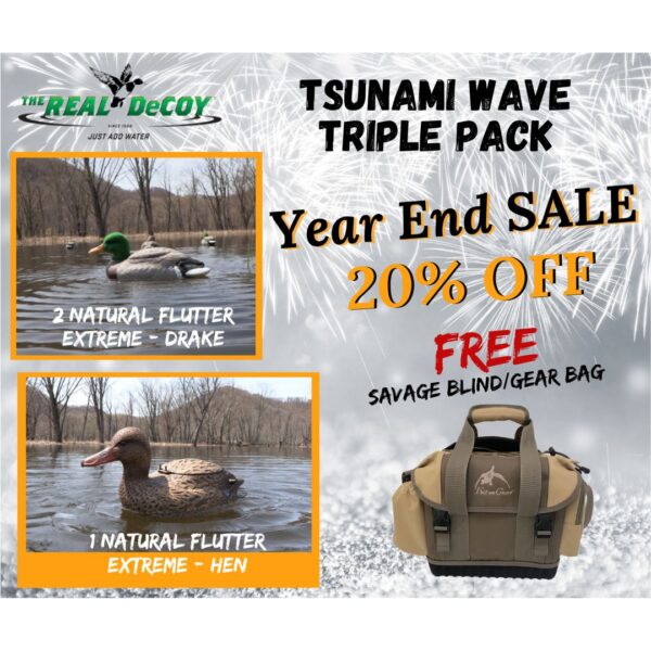 Tsunami Wave Triple Pack - with Savage Blind Bag  20% OFF