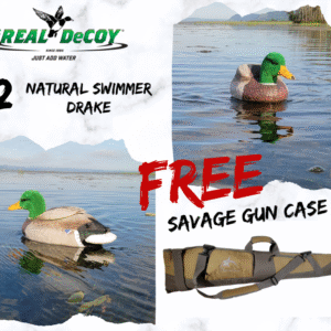 2 Natural Swimmer,  2 Drake  + Bonus Free Gun Case